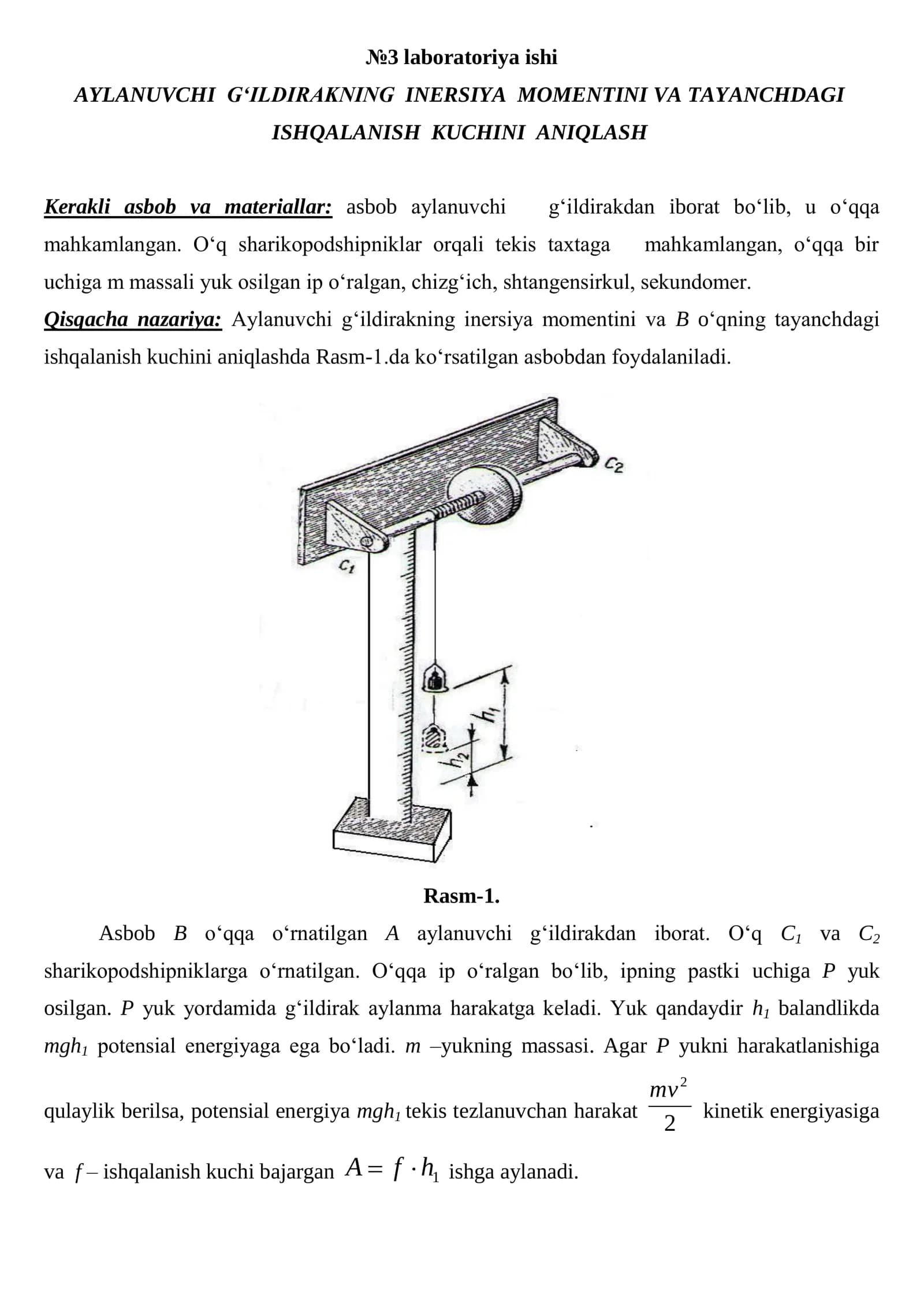 №3 laboratoriya ishi