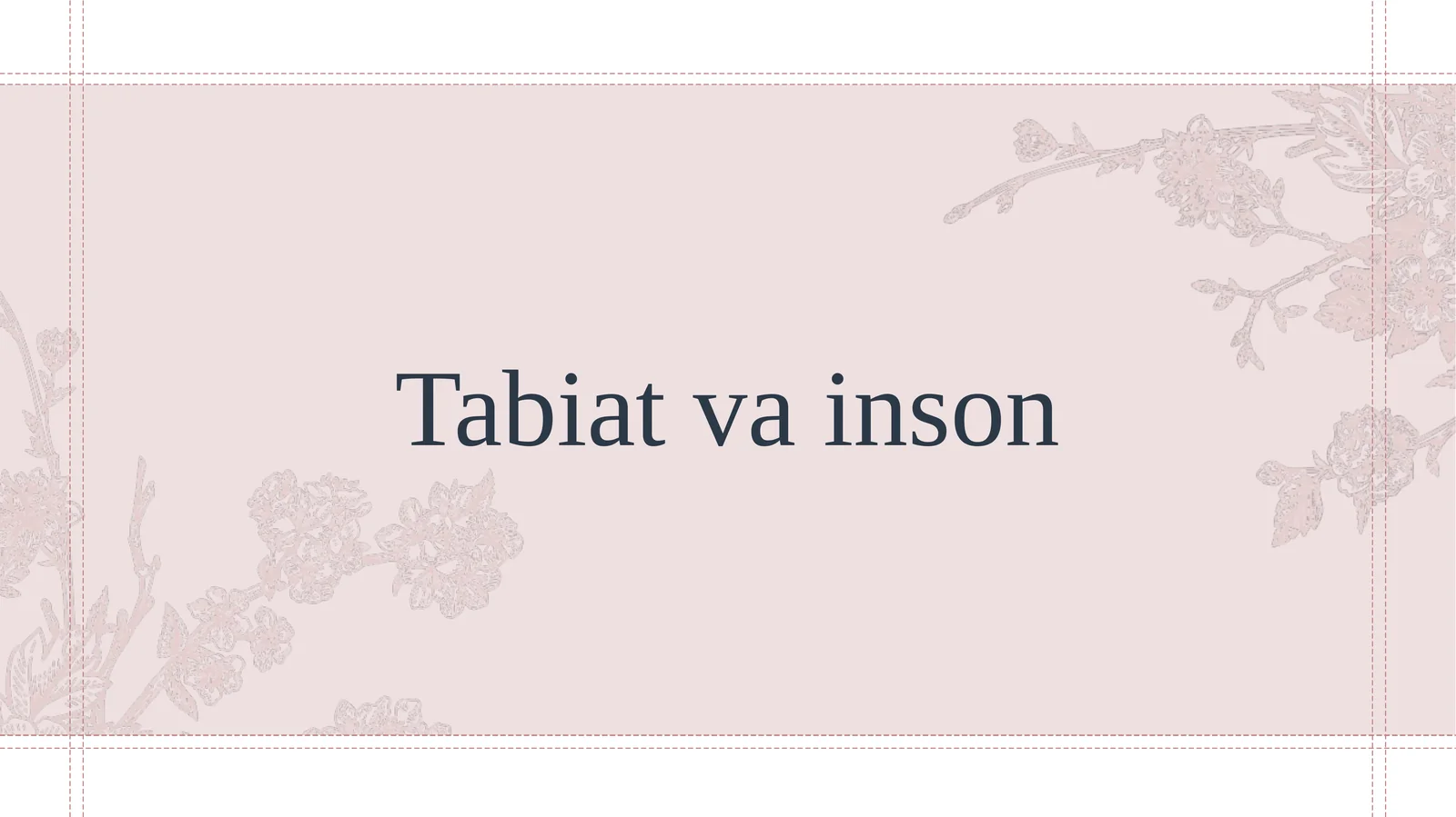 Tabiat va inson