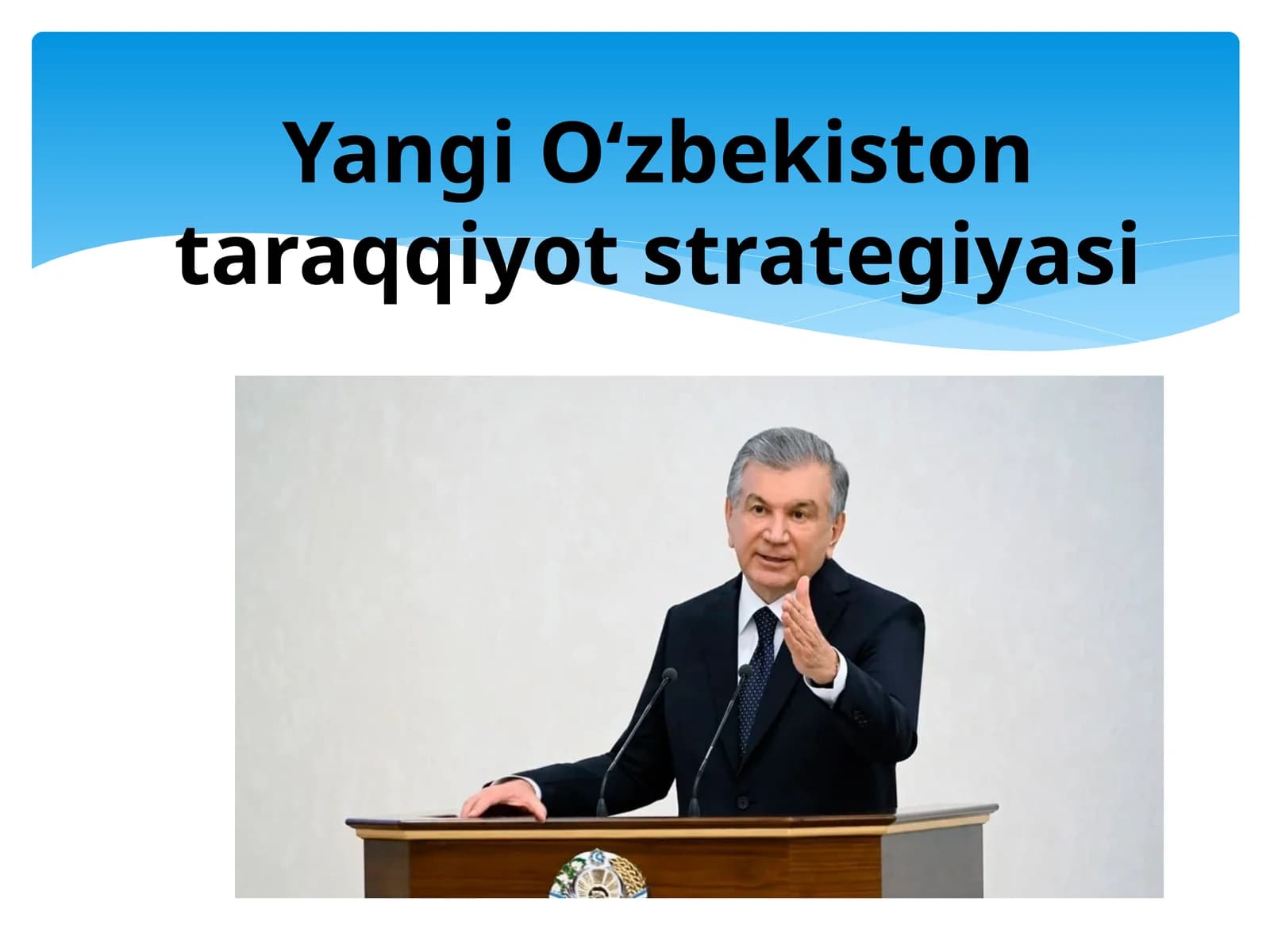 Yangi O‘zbekiston taraqqiyot strategiyasi