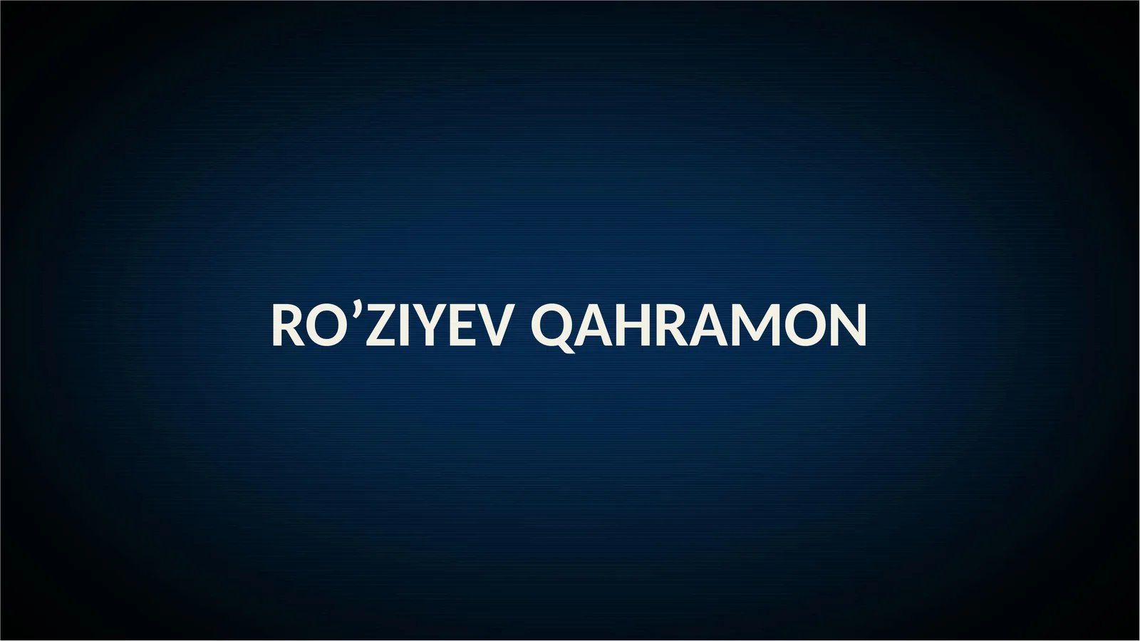 ILMIY TADQIQOTNING TIPLARI