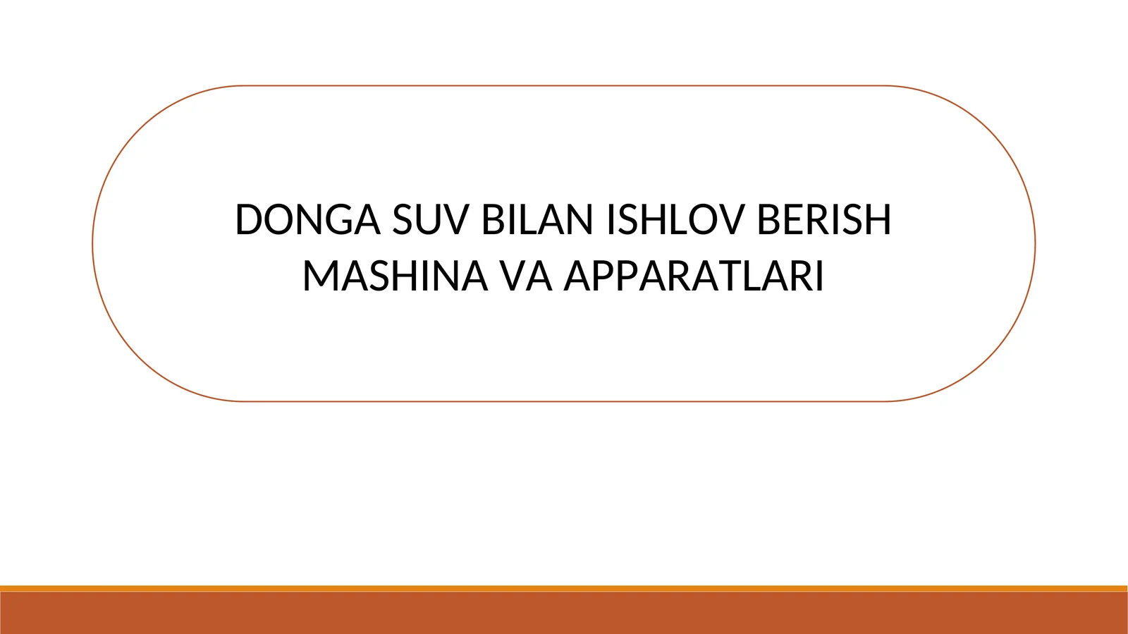 DONGA SUV BILAN ISHLOV BERISH MASHINA VA APPARATLARI
