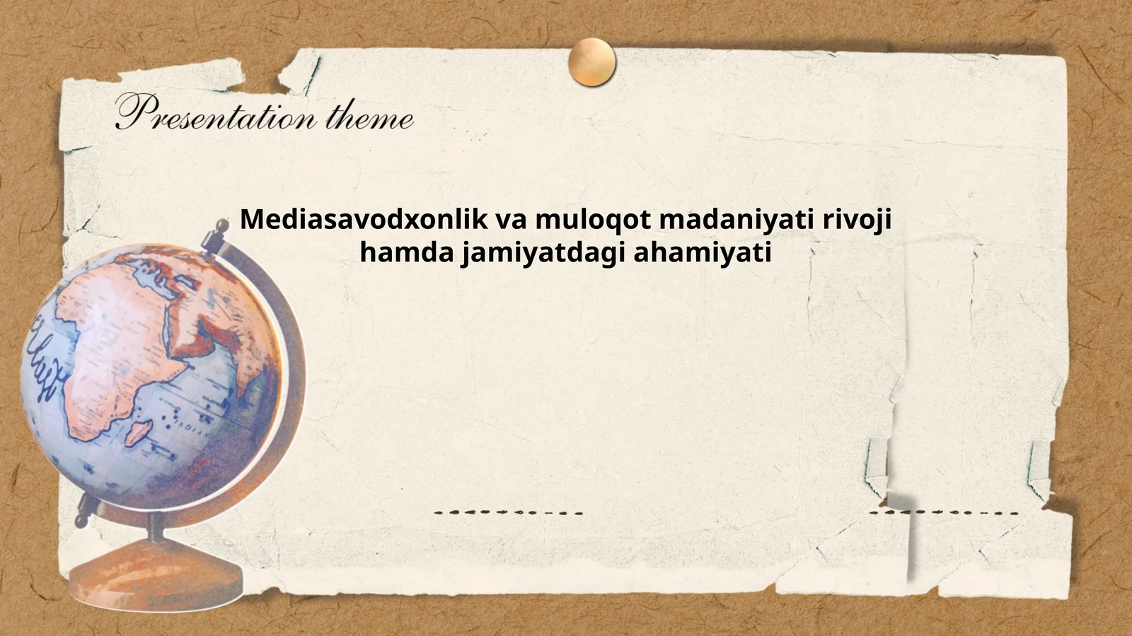 Mediasavodxonlik va muloqot madaniyati rivoji hamda jamiyatdagi ahamiyati