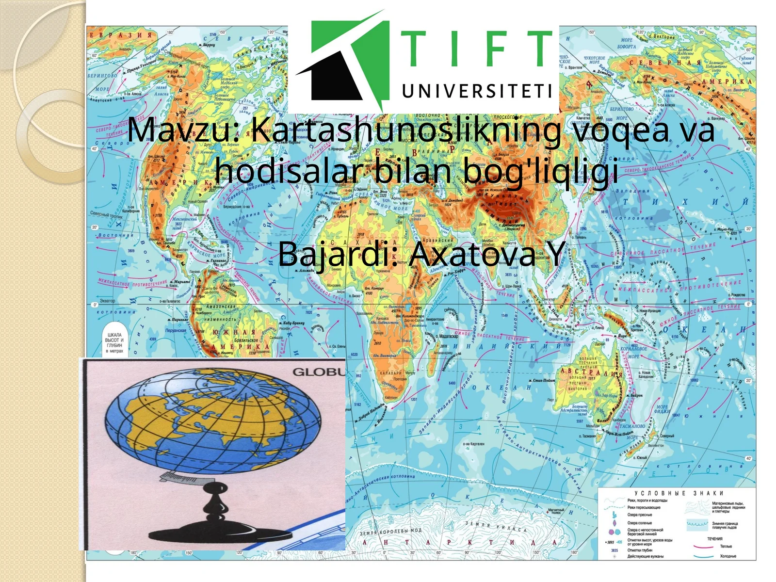 Kartashunoslikning voqea va hodisalar bilan bog'liqligi.