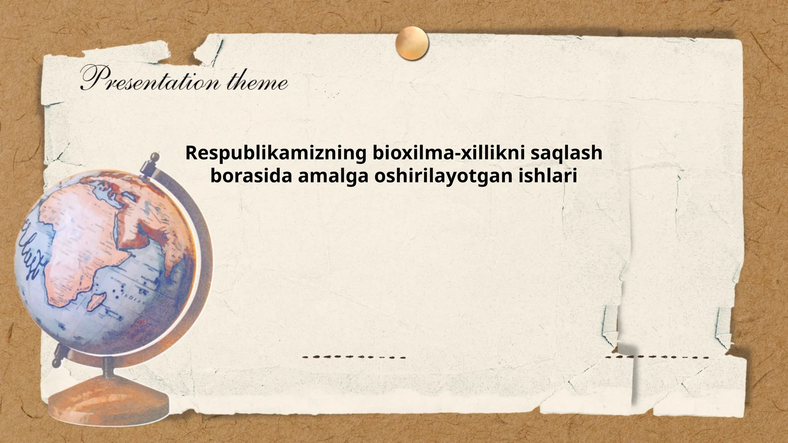 Respublikamizning bioxilma-xillikni saqlash borasida amalga oshirilayotgan ishlari