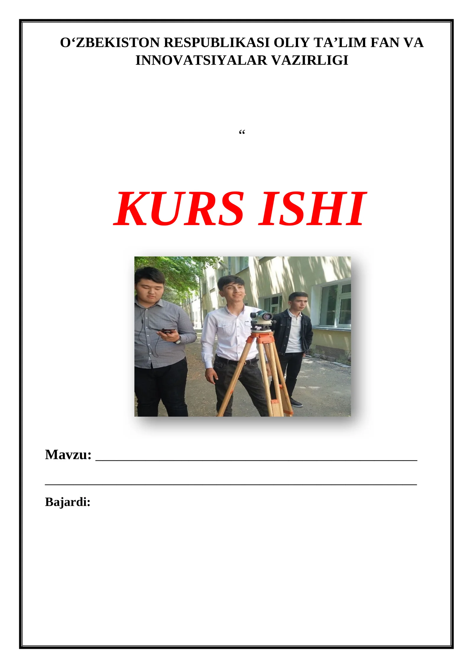 Kartalarni loyihalashning umumiy asoslari