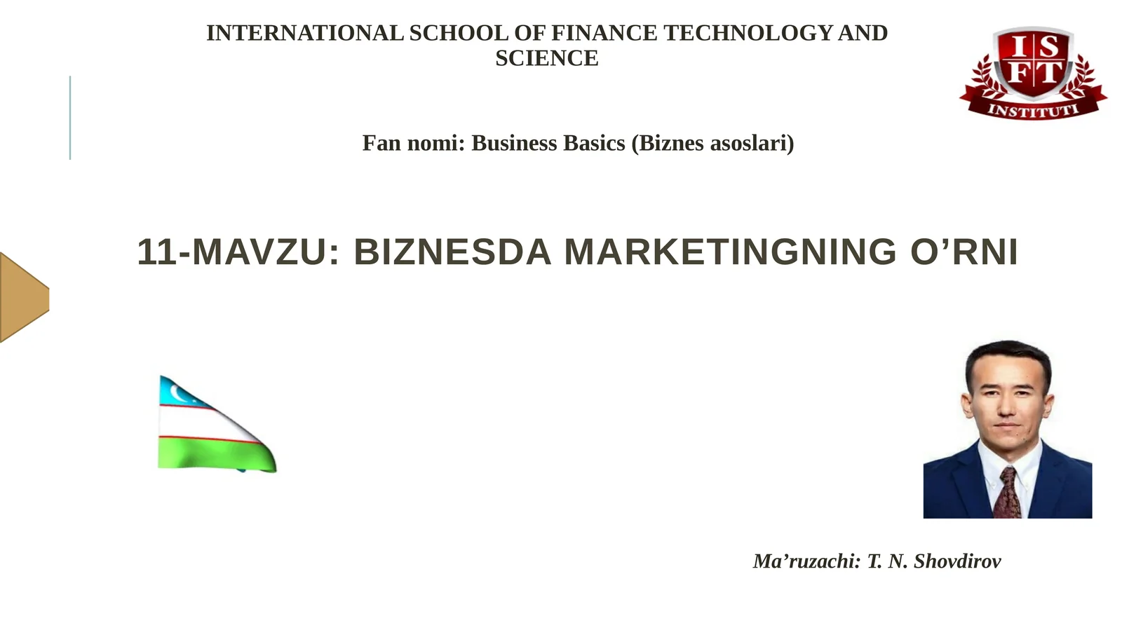 Biznesda marketingning o’rni