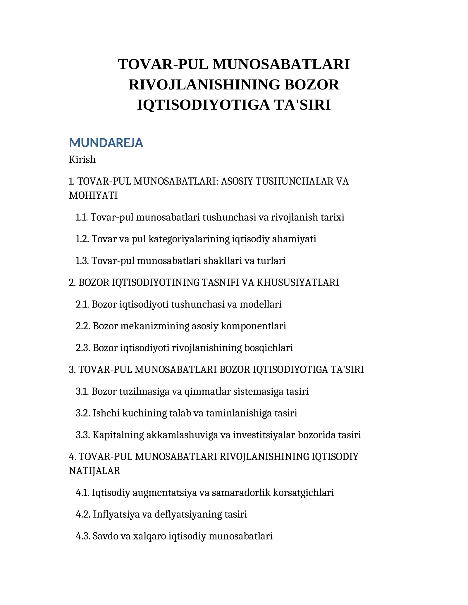 Tovar-pul_munosabatlari_kurs_ishi