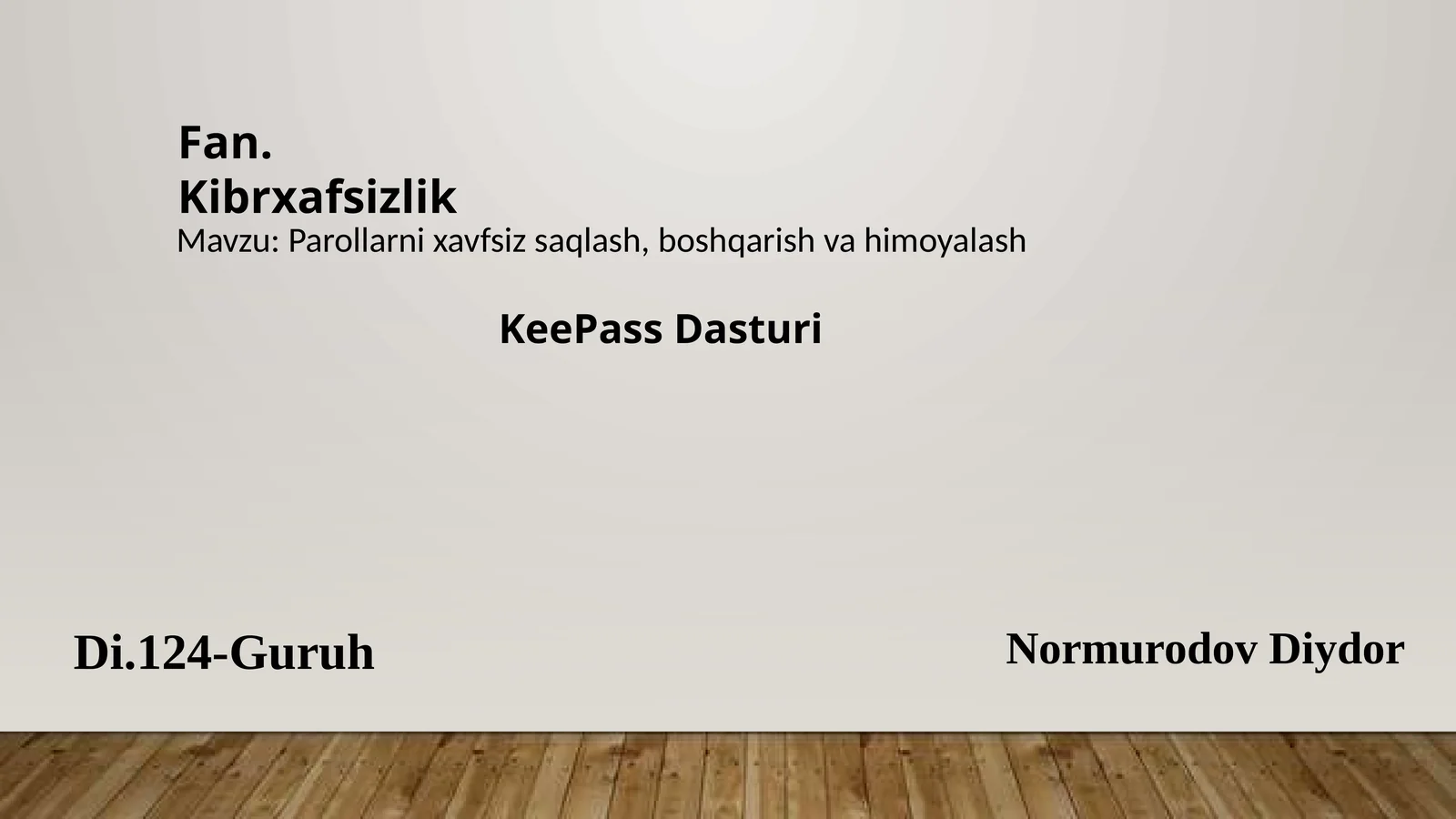 KeePass Dasturi