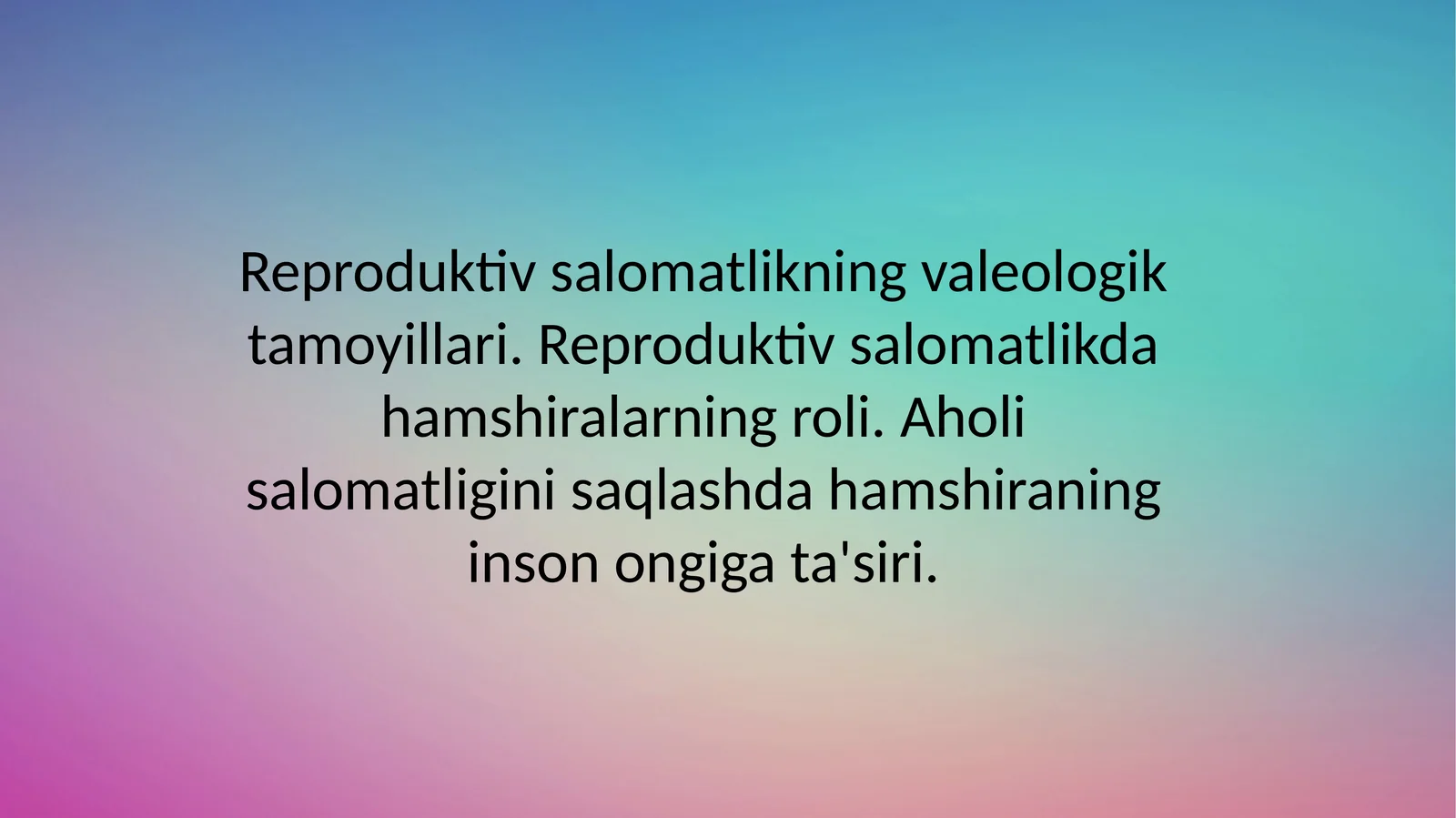 Taqdimot